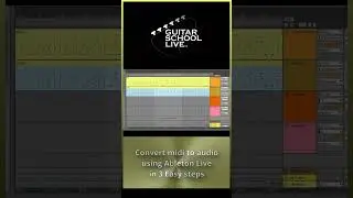 How to convert audio to midi using Ableton Live in 3 easy steps.