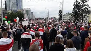 Лукашенко в автозак! Марш Единства в Минске 06.09.2020