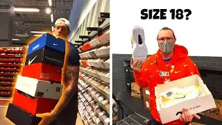 Can a 7'1 giant find Size 18 Shoes?