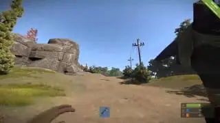 Бросок кирки и топора в RUST Experimental