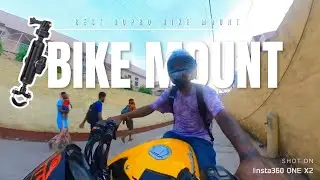 Best Bike handlebar mount for your lnsta 360 and GoPro cameras | Cheapest gadget for your bike