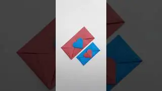 Crafting Beautiful Paper Envelopes: DIY Tutorial #origamipapercraftforkids