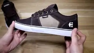 Etnies Barge Ls Trainers in Brown/Tan/Gum