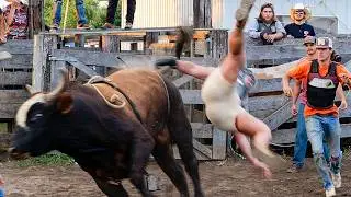 I tried riding a 2000lb Bull with zero training (Horrible Idea)