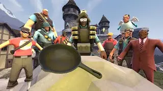 Ranking TF2 Classes by how they hold the Frying Pan