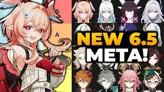 Genshin Impact Tier List (6.5 NEWEST CHANGES!) 😱🔥| Genshin Tier List, Tier List Genshin Impact