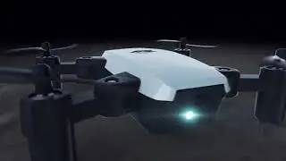 Quadcopter Drone Logo After Effects Template