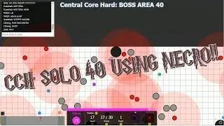 [Evades.io]Central Core Hard solo 40 using NECRO!!