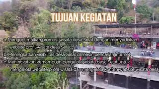 [SENADIMAS] PENERAPAN WEBSITE  UNTUK OPTIMALISASI PEMASARAN ONLINE WISATA DESA SELAT