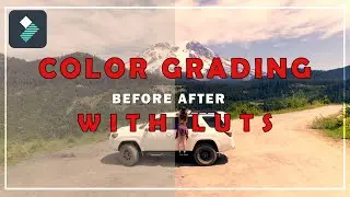 How to COLOR GRADE footage with LUTS | Filmora9 Tutorial