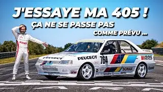 La Peugeot 405 Mi16 BTCC Replica enfin sur circuit !