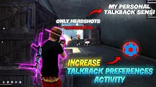 ✅Make STRONG TALKBACK by SETEDIT (ONLY HEADSHOTS) | My personal TALKBACK settings Revel 😯| 