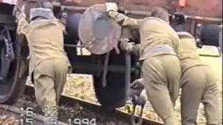 340 автобат Часть 1 Погрузка домиков сапёрный батальон
