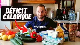 Qu'est-ce que je mange en déficit calorique ? (Toutes mes courses pour perdre du gras rapidement)