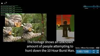 10 hour burst man bossfight but I am something idk