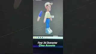 My first 3d character #letsdoitinblender #blenderlove #animation #3d #blender #challenge