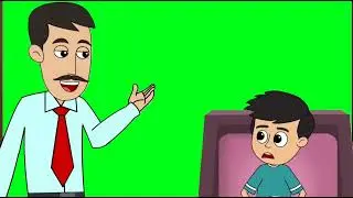 Green Screen Cartoon Actor Father and Soon Animation  Green Screen cartoon effect Cartoon Maker   10