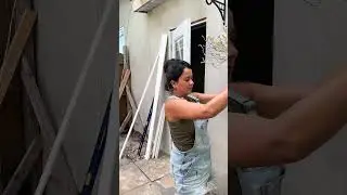 how we added door casing on our stucco house 