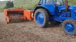 Работа тюкового пресс-подборщика Сипма Z-224