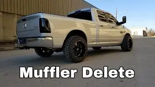 2015 Ram 1500 Single Exhaust Muffler Delete