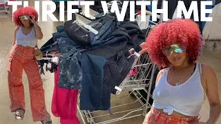 Thrift With Me For A Thrift Flip! & TRY-ON HAUL