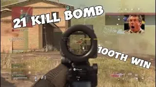 100TH WIN + 21 KILL BOMB (Call of Duty WARZONE)