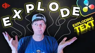 Dynamic EXPLODING Text Animation & New App Teaser / Davinci Resolve Fusion | Tutorial