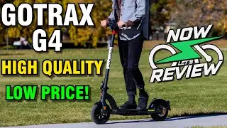 GOTRAX G4 Electric Scooter Review - Amazing Build Quality!