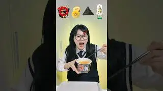 아픈 이모티콘먹방😵😂Sick emoticon mukbang@issei0806 #funny #shorts