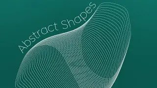 How to create abstract shapes in one minute in adobe illustrator