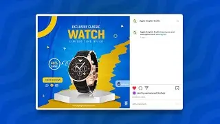 Creative Ecommerce Social Media Post Design | Adobe Photoshop Tutorial