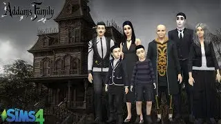 *HALLOWEEN SPECIAL* The Addams family | Famous Families | The sims 4 CAS