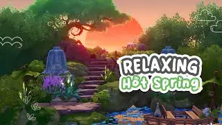 [ Genshin Impact ] Relaxing Hot Springs | Serenitea Pot Design