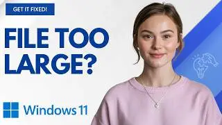 File Is Too Large for Destination” Error? Fix It Step-by-Step (Windows 10/11)