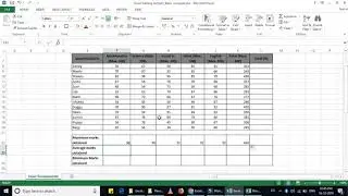 Microsoft Excel fundamental Part 1