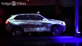 3d mapping от Volga Vibes. Всероссийская премьера BMW X5 в Саратове.