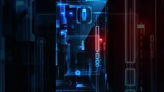 Technology HUD Blue interface