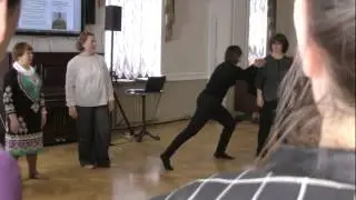 Мастер-класс ГалиныЖдановой. Театр импровизаций. Часть 1.
