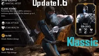 Update 1.6 Klassic Sub Zero All Special Attacks,Xray:MKX Android/IOS HD