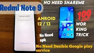 Xiaomi Redmi Note 9 Frp Bypass 2025 without Pc || Xiaomi Redmi m2003j15ss Frp bypass 2025 without ||