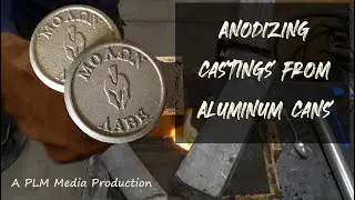 Anodizing castings from aluminum cans