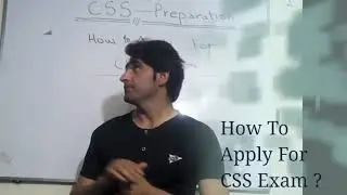How to apply for CSS exam?