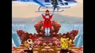 MUGEN |\/| Blossom (me) VS Pikachu