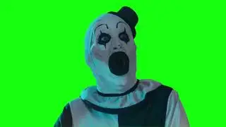 Creepy clown meme Green Screen