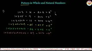 Pattern in Whole and Natural Numbers || Class 6 Maths ||