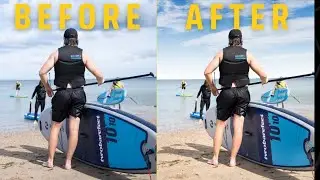 How to make a before and after photo in photoshop tutorial 2022 