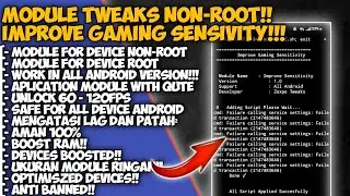 MESKIPUN LAGI SKOLAH UPLOAD MODULE TWEAKS TERBARU!! || UNLOCK 60 - 120 FPS!!! FOR DEVICE NON-ROOT !!