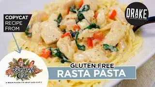 Gluten Free Rasta Pasta (Rainforest Cafe Copycat Recipe) | Drake Eats
