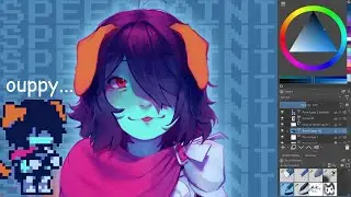 [deltarune] puppy kris speedpaint