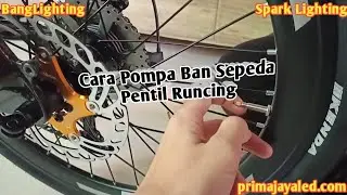 Cara Pompa Ban Sepeda Pentil Runcing